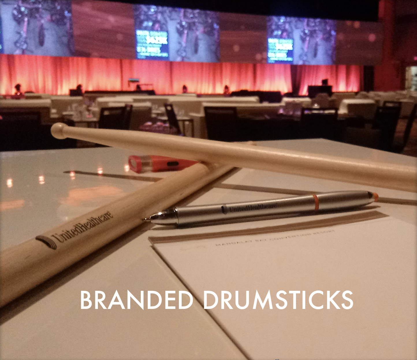 LED TCP Branded Drumsticks