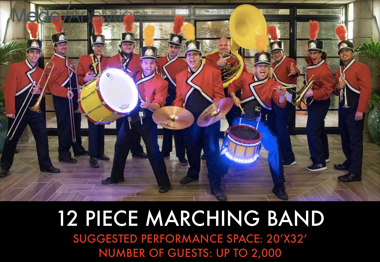 12 piece Marching Band