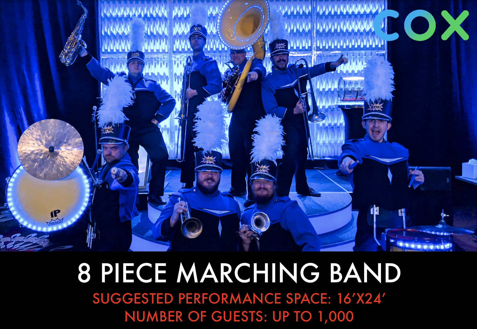 8 piece Marching Band
