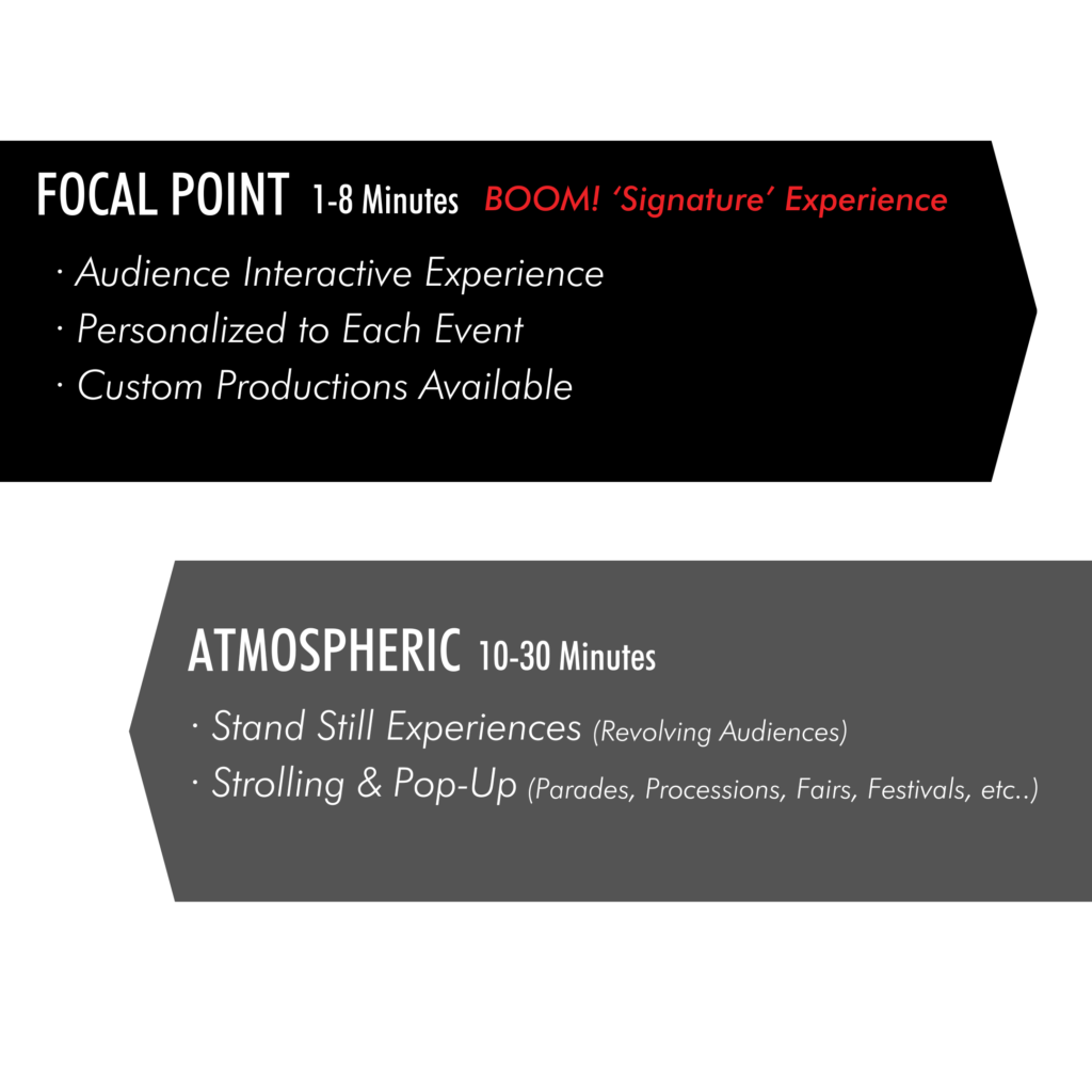 BOOM! Guest Experiences Focal Point and Atmospheric