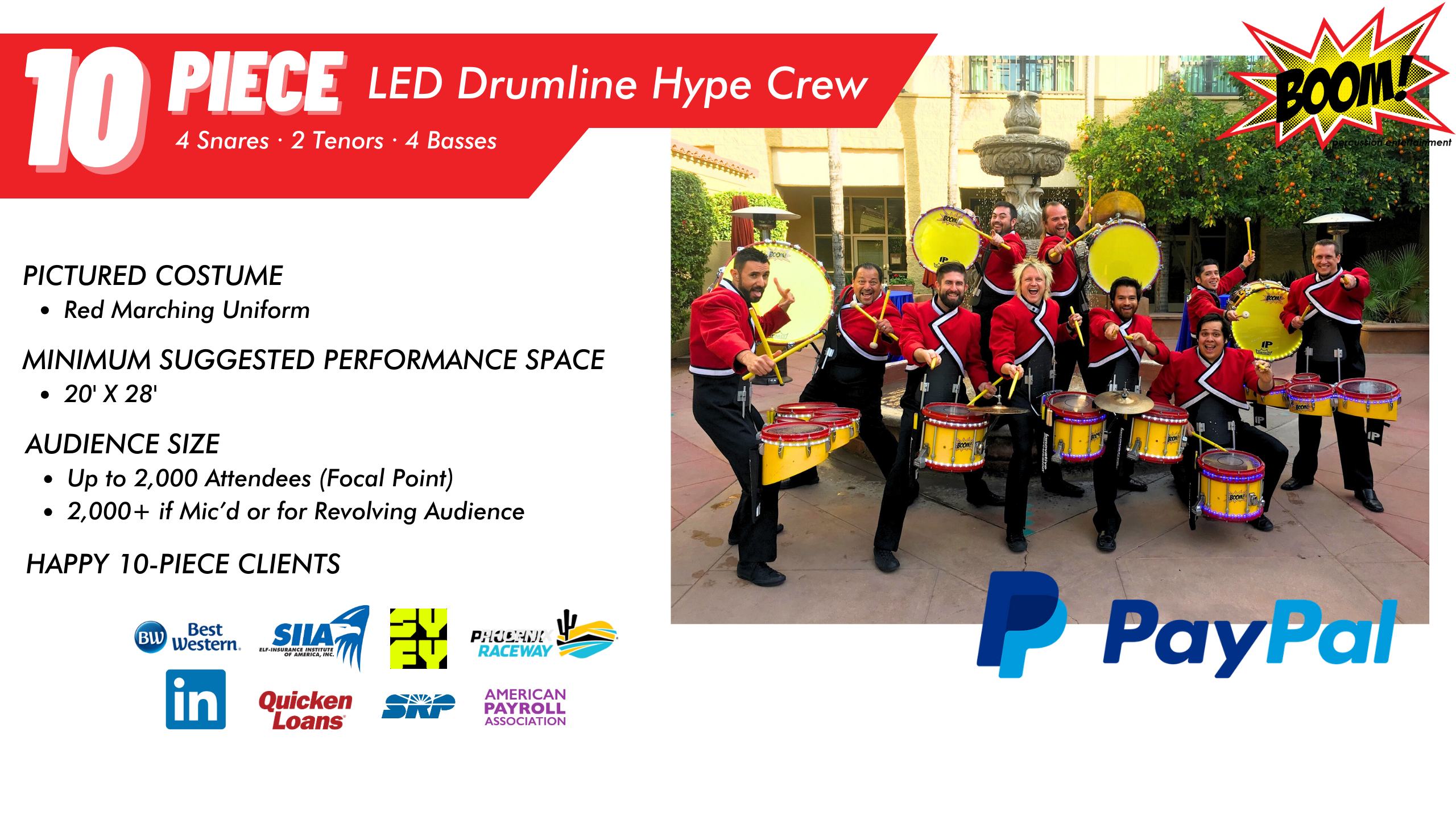 10 piece LED DL PayPal