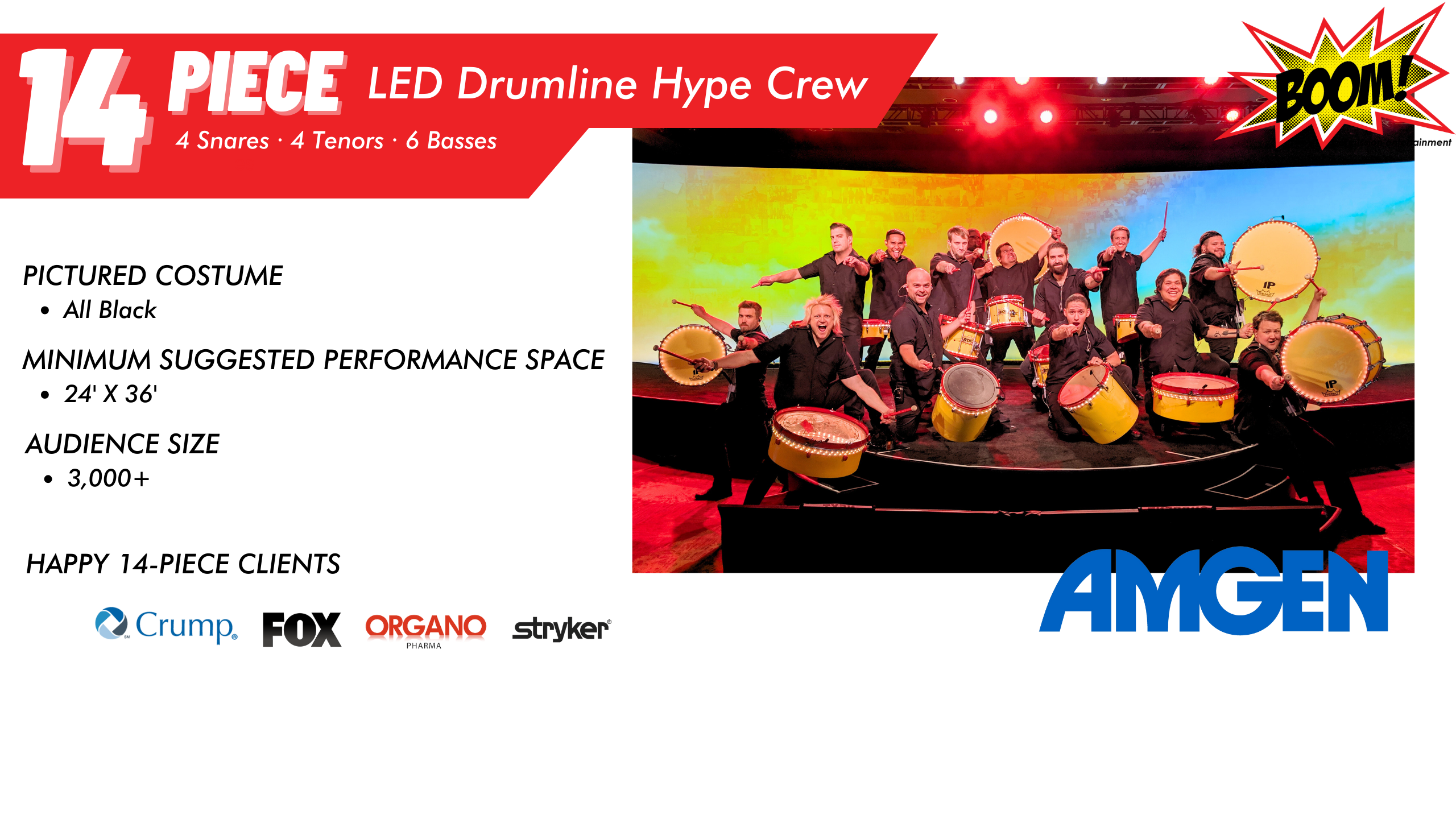 14 piece LED DL Amgen