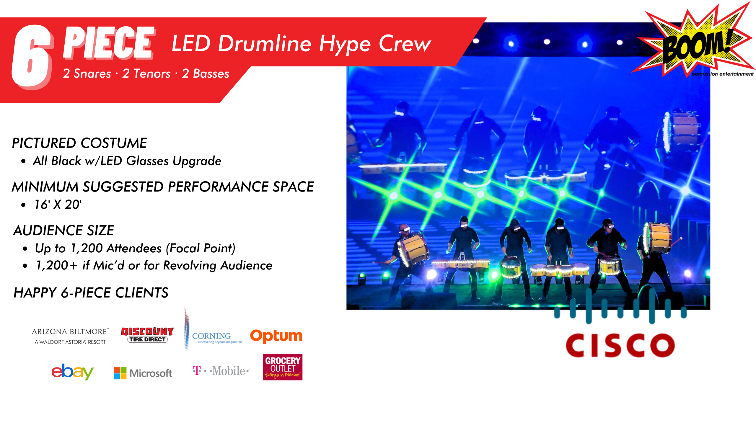 6 piece LED DL Cisco