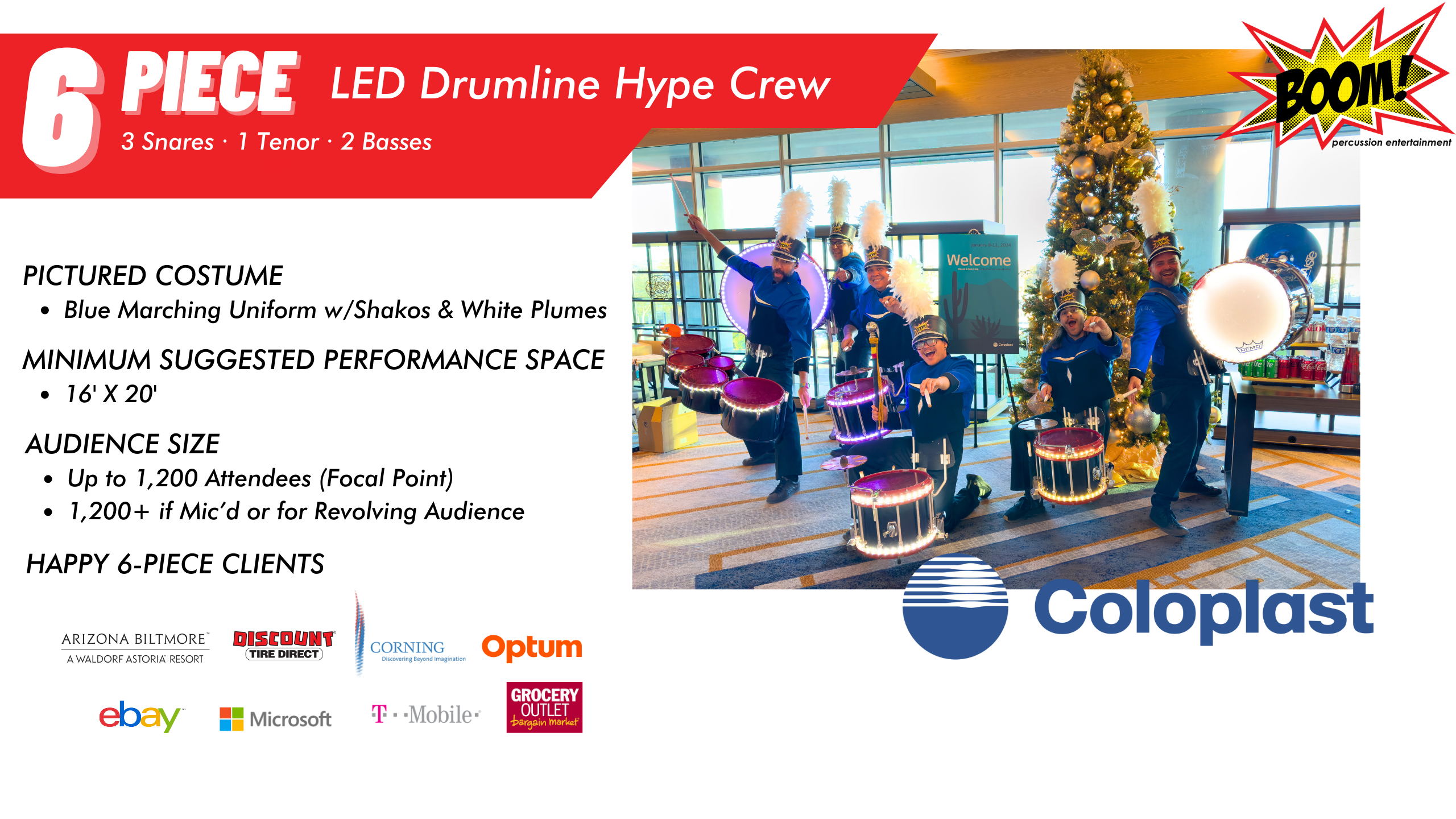 6 piece LED DL Coloplast