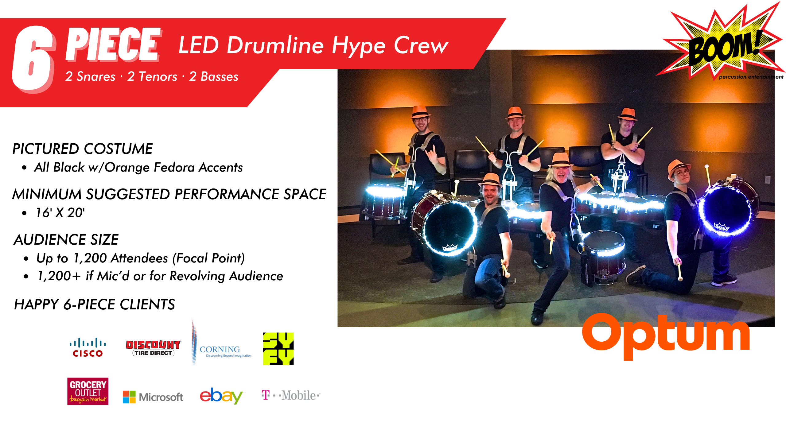 6 piece LED DL Optum