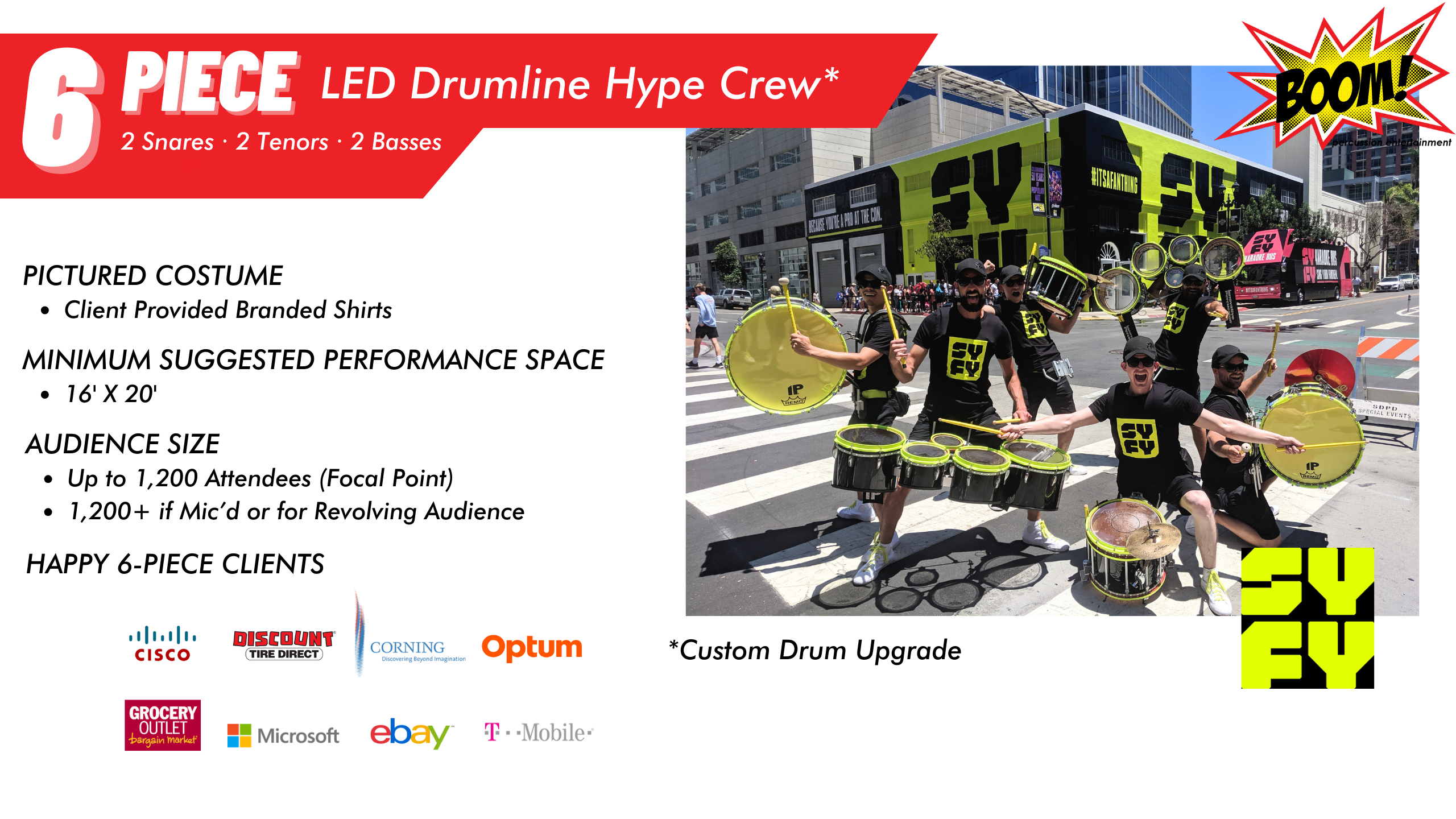 6 piece LED DL SYFY