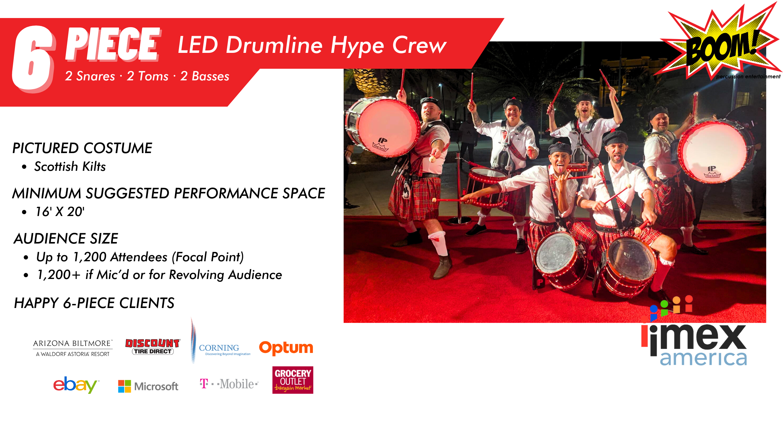 6 piece LED DL imex